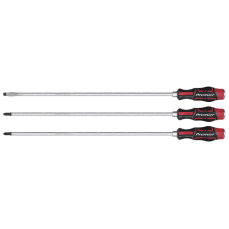 GripMax 3pc Long Screwdriver Set